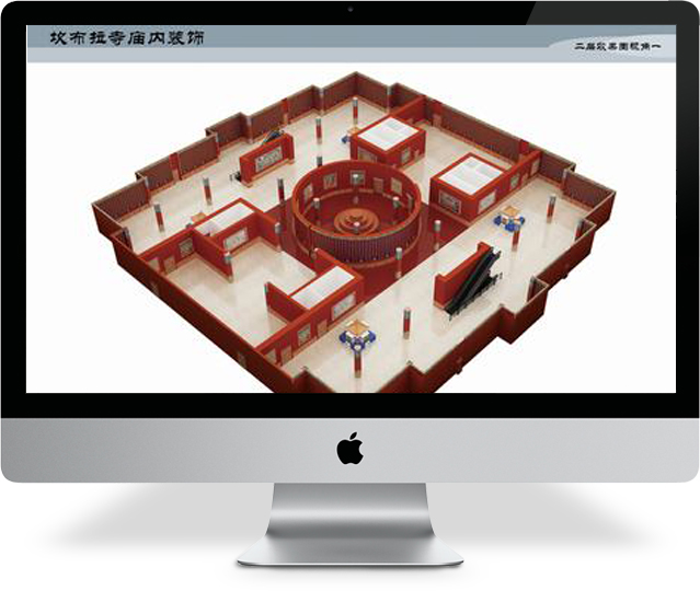 坎布拉国家森林公园寺庙旅游效果图